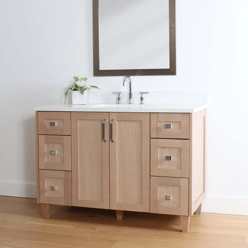Bridgeport 48  Teodor  White Oak Vanity Teodor Bathroom Vanity 58394019?v=1751327044 - Premium Bathroom Vanity for Canadian Homes and Businesses - Facility Supply Pro