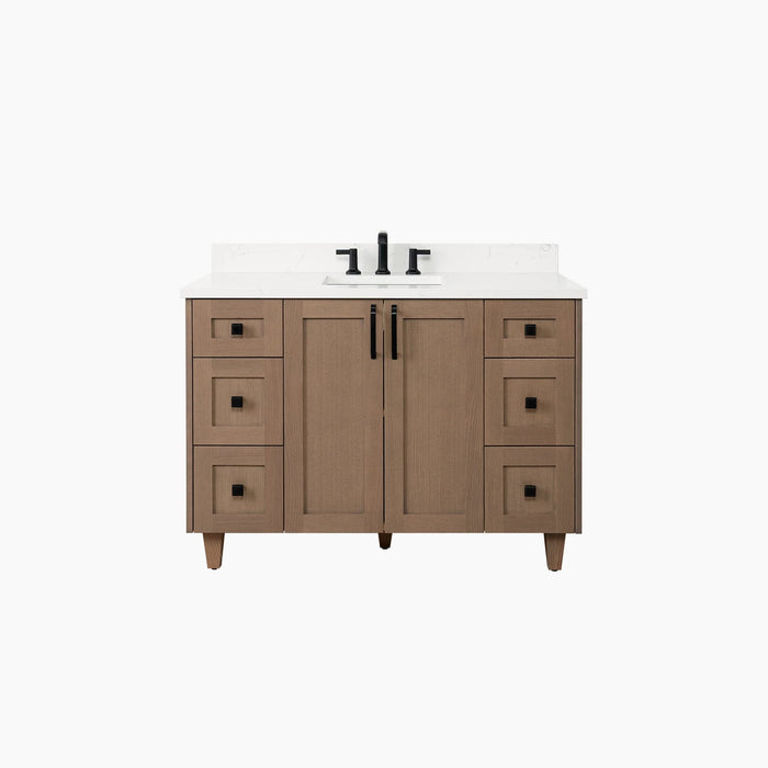 Bridgeport Almond Coast Plain BG?v=1751326671 - Premium Bathroom Vanity for Canadian Homes and Businesses - Facility Supply Pro