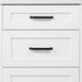 Bridgeport Slim 24" Satin White Vanity – Close-Up Texture Detail