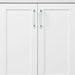Bridgeport Slim 30 Satin White Doors Texture Shotcopy - High-End Bathroom Vanity - Facility Supply Pro Canada
