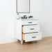 Bridgeport Slim Satin White Left 2Copy - High-End Bathroom Vanity - Facility Supply Pro Canada