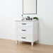 Bridgeport Slim Satin White Right 1Copy - High-End Bathroom Vanity - Facility Supply Pro Canada