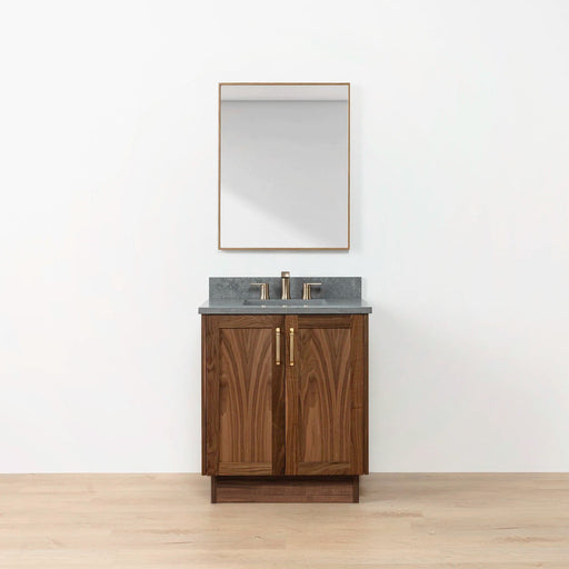 Bridgeportblackwalnut30New Concretegreygoldcopy Toe Kick Copy - High-End Bathroom Vanity - Facility Supply Pro Canada