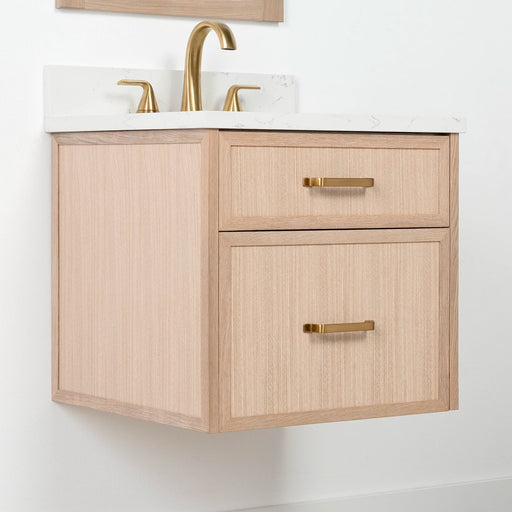 Cape Breton Vanity – White Oak – Drawer Detail (CA2DF0)