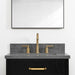 Cape Breton Vanity – Blackened Oak – Drawer Texture Close-Up (CA6DC8)