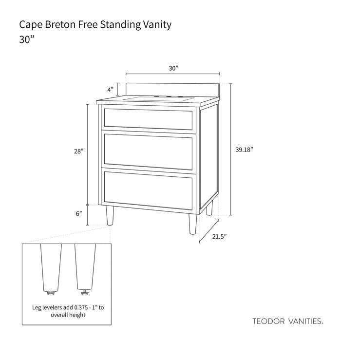 Ca7312 1 - High-End Bathroom Vanity - Facility Supply Pro Canada