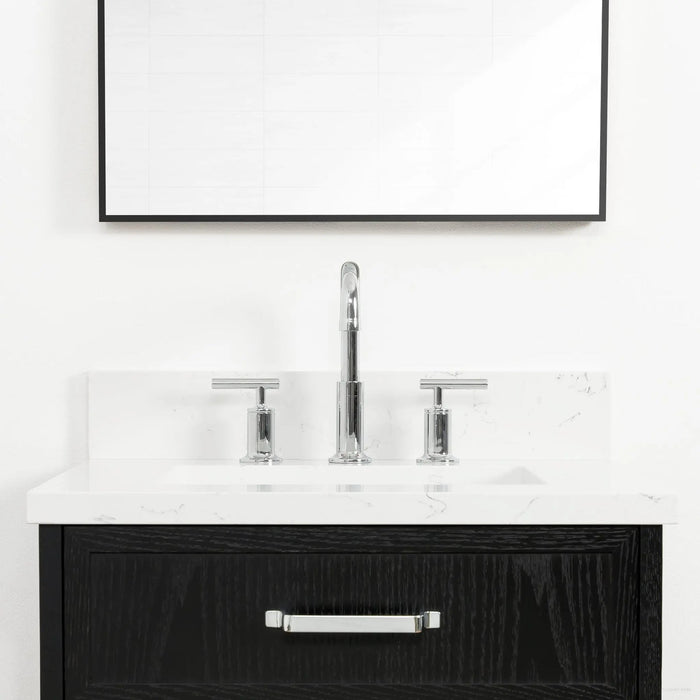 Cape Breton Vanity – Blackened Oak – Hardware Detail Shot (CAC49B)