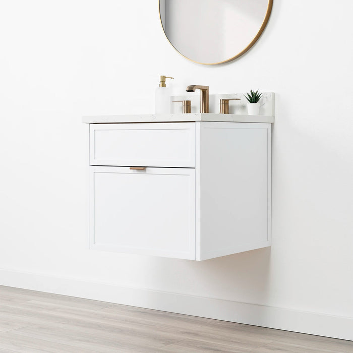 Cape Breton Vanity – Drawer Rail Close-Up (CAE503)