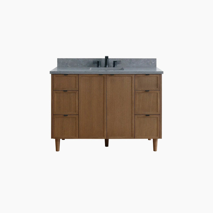 CAPE BRETON 48  MID CENTURY OAK BATHROOM VANITY?v=1751327385 - Premium Bathroom Vanity for Canadian Homes and Businesses - Facility Supply Pro