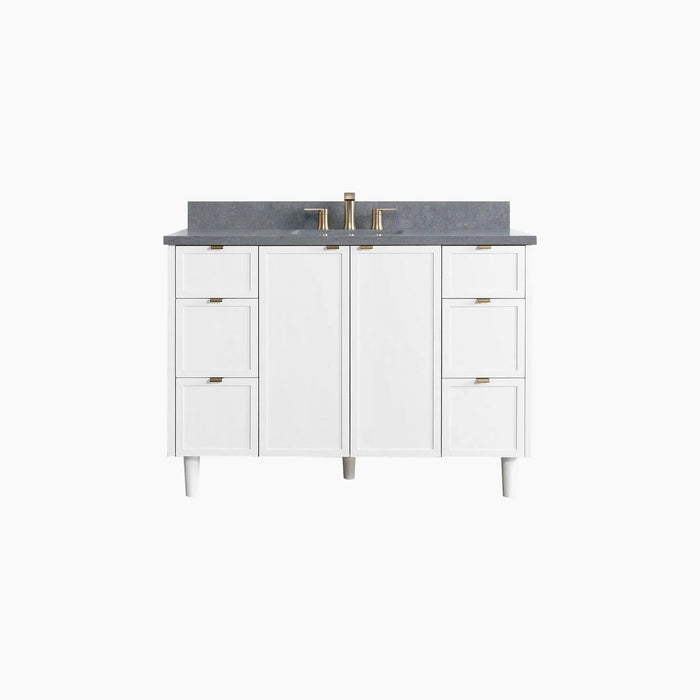 CAPE BRETON 48  SATIN WHITE BATHROOM VANITY?v=1751327478 - Premium Bathroom Vanity for Canadian Homes and Businesses - Facility Supply Pro