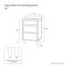 Cape Breton Vanity – Angled View Product Image (CAPE-B_2)
