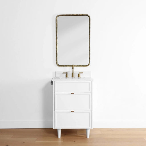 Cape Breton 24" Vanity – Satin White – Front View (58479976)
