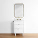 Cape Breton 24" Vanity – Satin White – Front View (58479976)