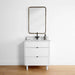Cape Breton 30  Teodor  Satin White Vanity Teodor Bathroom Vanity 58478758 - High-End Bathroom Vanity - Facility Supply Pro Canada