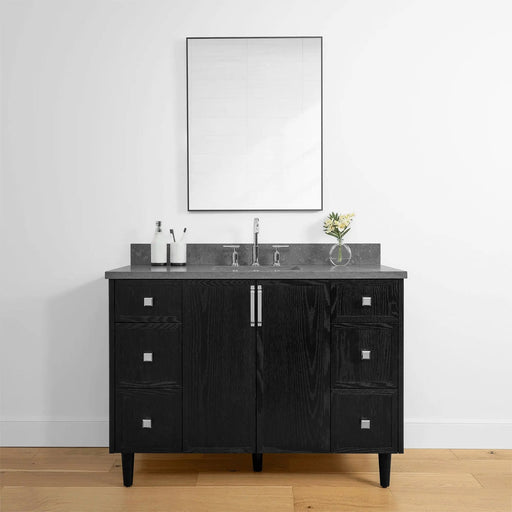 Cape Breton 48  Teodor  Blackened Oak Vanity Teodor Bathroom Vanity 58603365?v=1751327202 - Premium Bathroom Vanity for Canadian Homes and Businesses - Facility Supply Pro