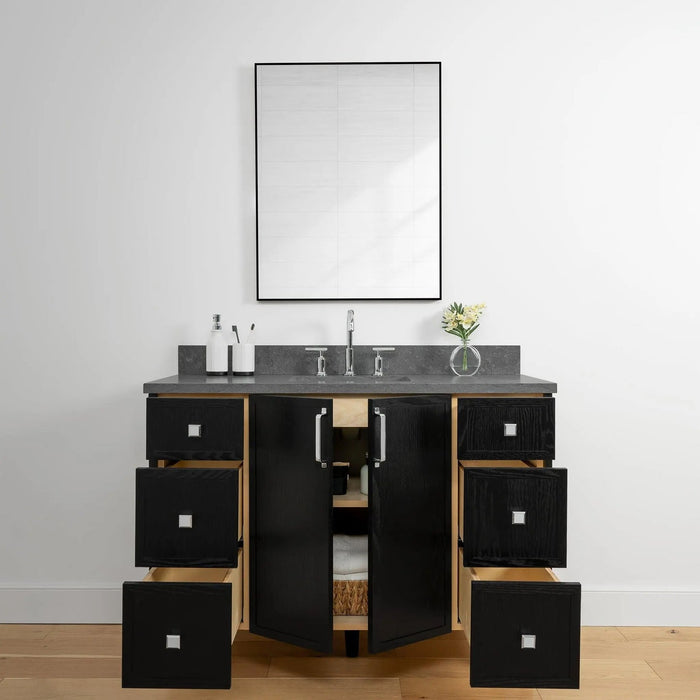 Cape Breton 48  Teodor  Blackened Oak Vanity Teodor Bathroom Vanity 58603431?v=1751327202 - Premium Bathroom Vanity for Canadian Homes and Businesses - Facility Supply Pro