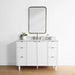 Cape Breton 48  Teodor  Satin White Vanity Teodor Bathroom Vanity 58477277?v=1751327478 - Premium Bathroom Vanity for Canadian Homes and Businesses - Facility Supply Pro