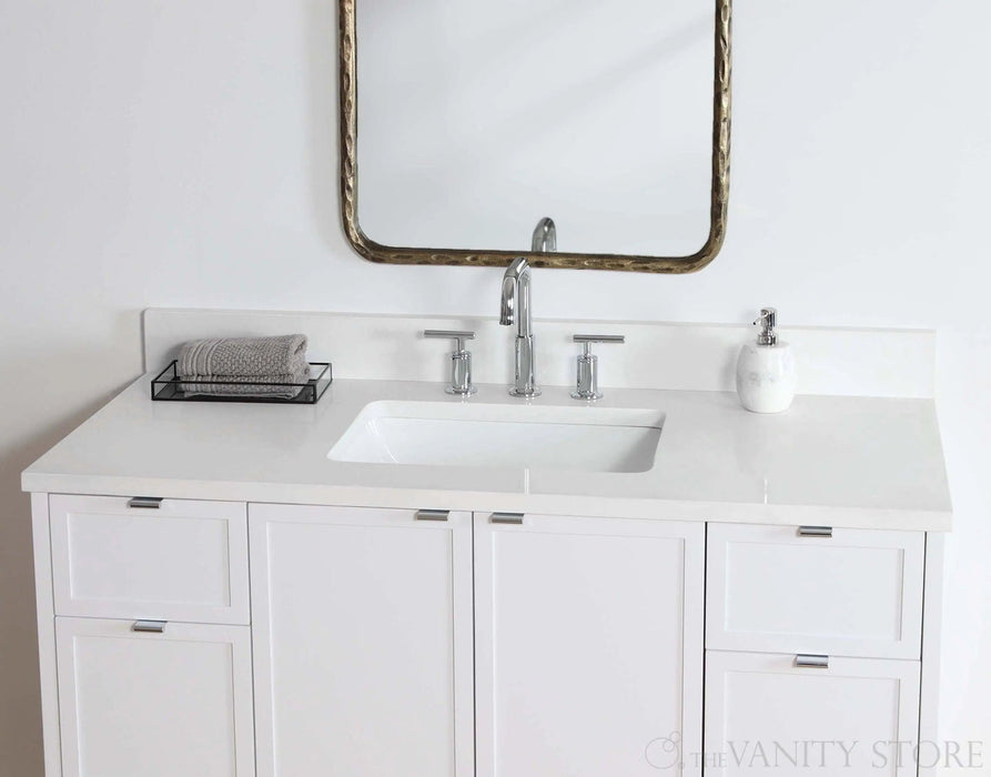 Cape Breton 48  Teodor  Satin White Vanity Teodor Bathroom Vanity 58477968?v=1751327478 - Premium Bathroom Vanity for Canadian Homes and Businesses - Facility Supply Pro