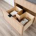 Capebreton 30 Whiteoak Concretegrey Newedgepullblack Closeupshot Opendrawer2Copy - High-End Bathroom Vanity - Facility Supply Pro Canada