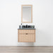 Capebreton 30 Whiteoak Concretegrey Newedgepullblack Frontshot Closedcopy - High-End Bathroom Vanity - Facility Supply Pro Canada