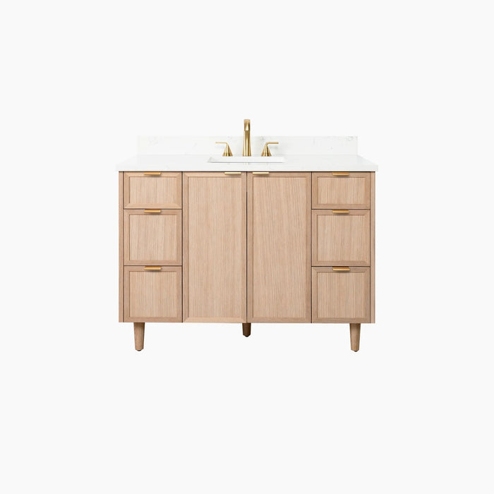 CapeBreton 48 WhiteOak Plain BG?v=1751327812 - Premium Bathroom Vanity for Canadian Homes and Businesses - Facility Supply Pro