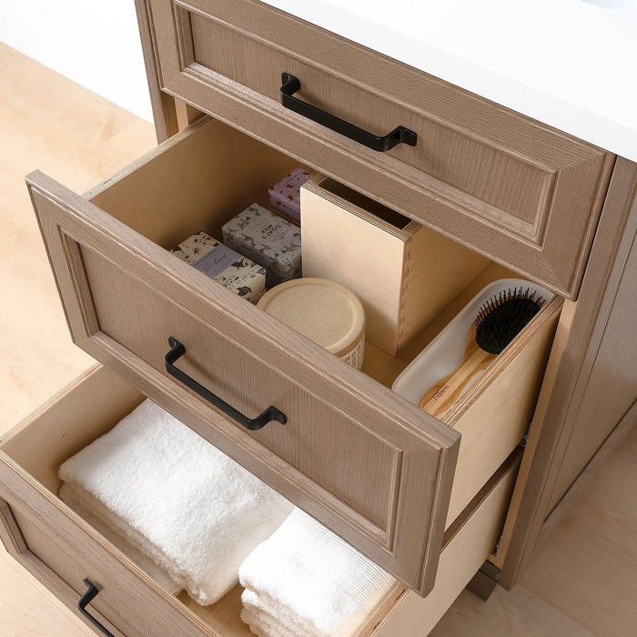 Davenport Vanity – Rear Glide System Detail (DA4E74)