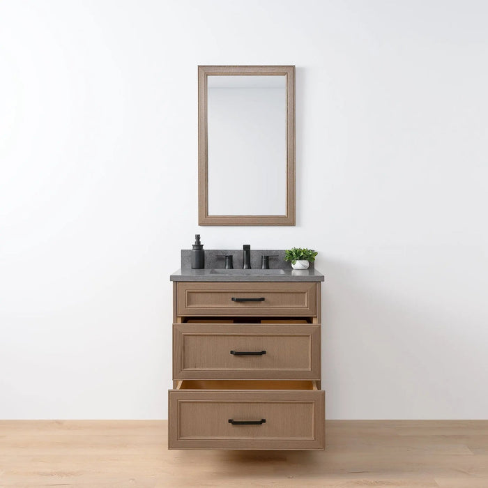 Davenport 30  Teodor  Almond Coast Vanity Teodor Bathroom Vanity 58729683 - High-End Bathroom Vanity - Facility Supply Pro Canada