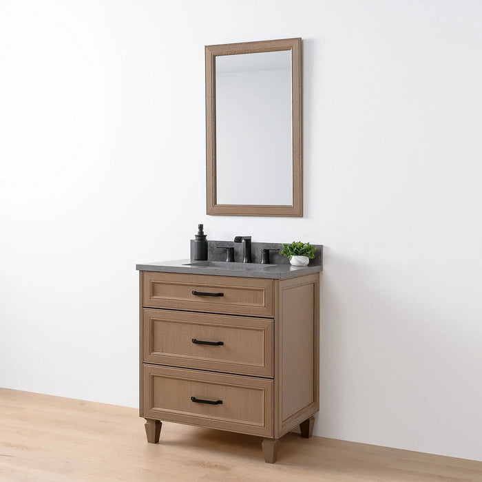 Davenport 30  Teodor  Almond Coast Vanity Teodor Bathroom Vanity 58729984 - High-End Bathroom Vanity - Facility Supply Pro Canada