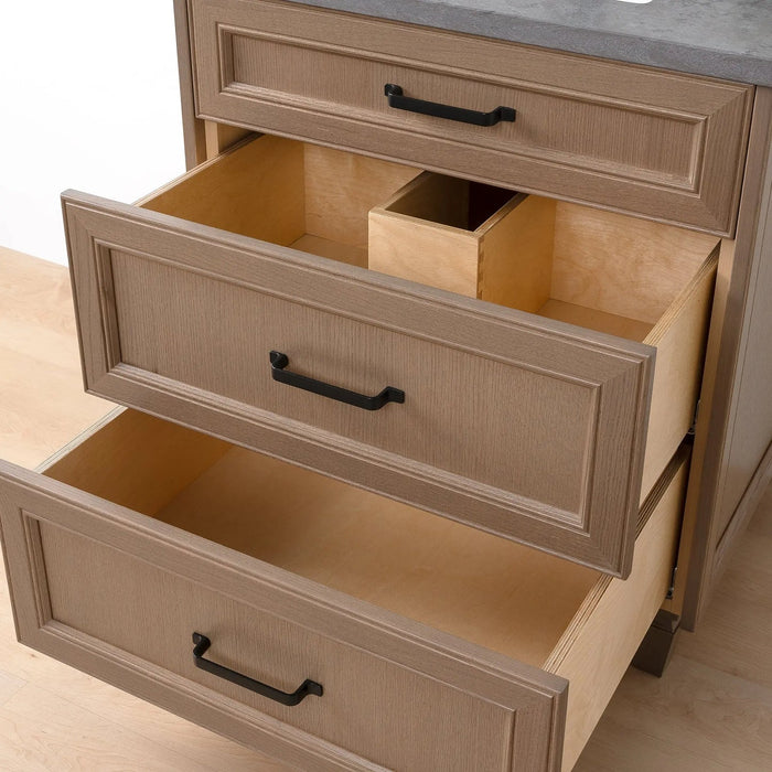 Davenport 30  Teodor  Almond Coast Vanity Teodor Bathroom Vanity 58730497 - High-End Bathroom Vanity - Facility Supply Pro Canada