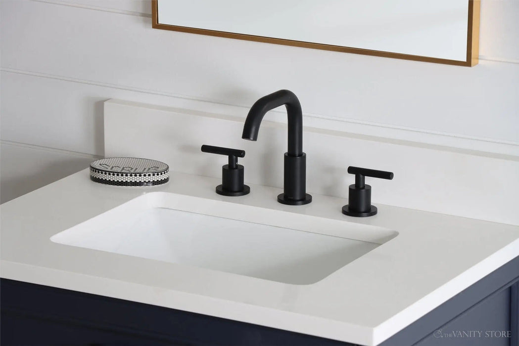 Davenport 30  Teodor  Pacific Blue Vanity Teodor Bathroom Vanity 58419613 - High-End Bathroom Vanity - Facility Supply Pro Canada