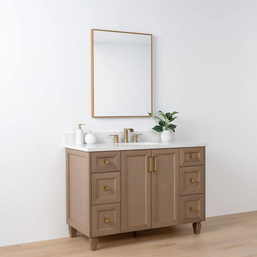 Davenport 48  Teodor  Almond Coast Vanity Teodor Bathroom Vanity 58736698?v=1751327882 - Premium Bathroom Vanity for Canadian Homes and Businesses - Facility Supply Pro