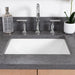 Teodor Vanity with Doors – Full Frontal View, Sink Installed (Model 58702143)