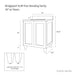 Doors Teodor Bathroom Vanity 58704046 - High-End Bathroom Vanity - Facility Supply Pro Canada