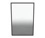 Close-up of Frost 945-24x36-FT-BLK vandal resistant concealed mounting and polished glass detail