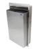 Front view of Frost 330 waste bin with stainless steel finish