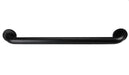 Matte black antimicrobial grab bar 24 inch with concealed mounting