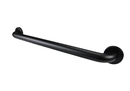 Antimicrobial matte black stainless steel grab bar 18 inch length