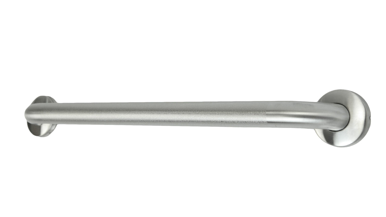 Peened stainless steel grab bar 12 inch length