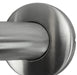 Peened stainless steel L-shaped grab bar for barrier free access 36x36 inch