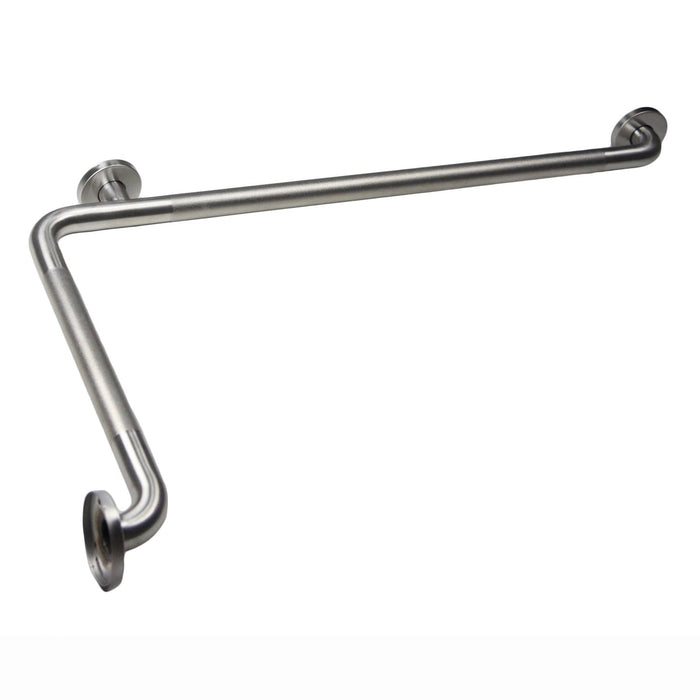 Peened stainless steel grab bar 36x20 inch