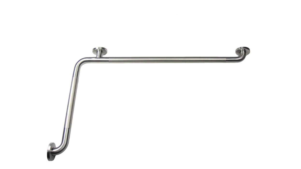 Brushed peened grip grab bar 36x20 inch with concealed mounting