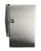 Frost 103-1 stainless steel paper towel dispenser with lock side view
