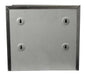Frost 103 stainless steel paper towel dispenser back view