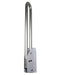 Stainless steel 1.25 inch diameter swing up grab bar in satin finish
