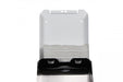 Frost 107 stainless steel C-fold paper towel dispenser open view