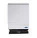 Frost 109-50W white steel roll paper towel dispenser close-up front