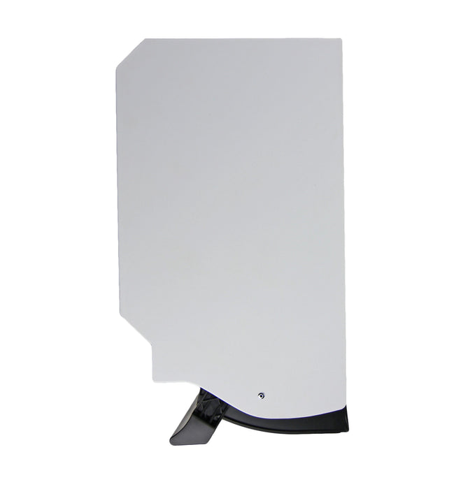 Frost 109-50W white steel roll paper towel dispenser side view