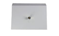 Frost 109-50W white steel roll paper towel dispenser top view