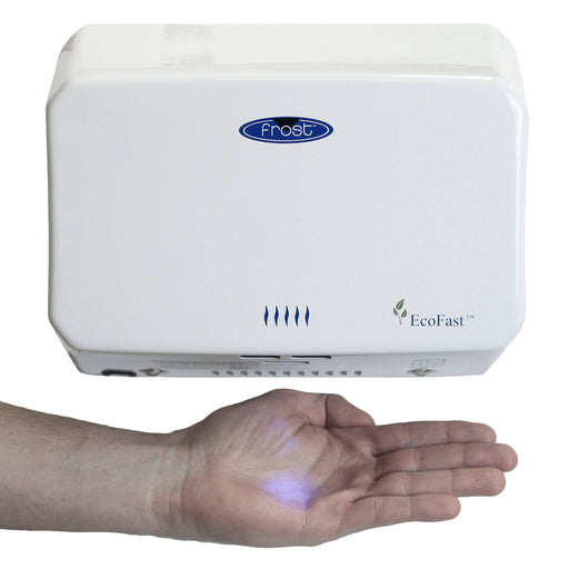 Frost 1195 Eco-Friendly High Speed Automatic Hand Dryer – White Powder Coat Finish, Energy Efficient