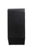 Frost 166-BLK matte black jumbo toilet tissue dispenser side view
